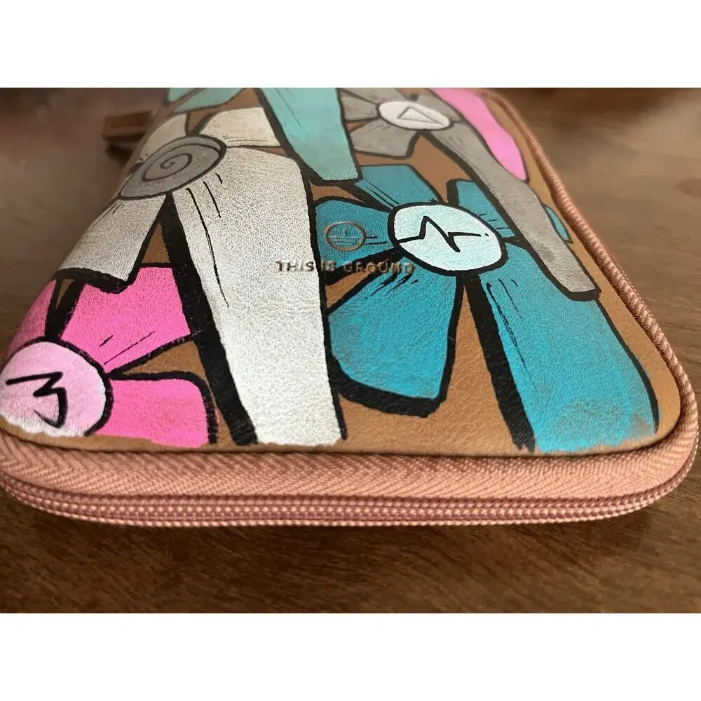 Ze Florist Miami Graffiti Art Found Object Original Travel Bag Flower power